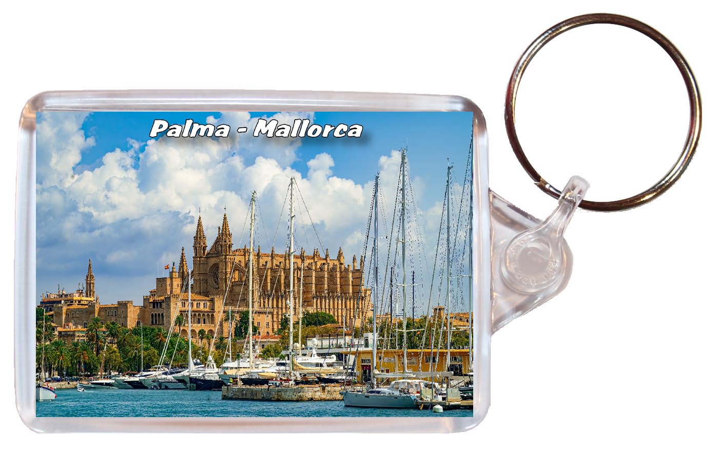 Baked Bean Store Palma - Mallorca - Spain Double Sided Keyring BBSKTT267