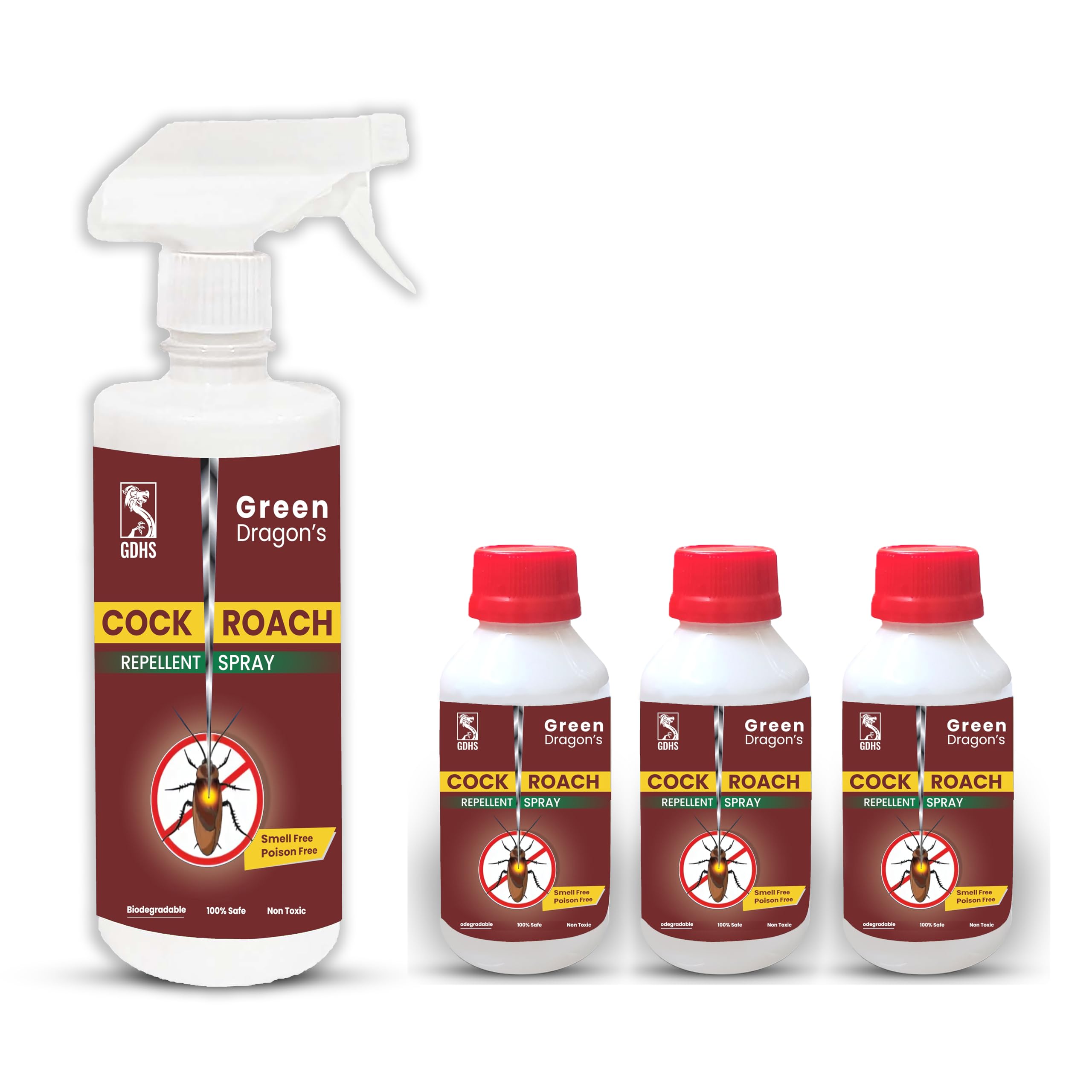 Green Dragons Cockroach Spray Concentrate | Organic & Efficient | Makes 1500ml (B0BVTG6NY9) Amazon Price History, Amazon Price Tracker