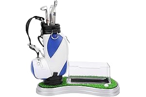 Minimalistic Golf Bag Pen Holder Perfectly Sized for Desk Organization