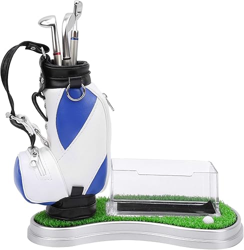 Fydun Portatarjetas de visita, mini bolsa de escritorio titular de la pluma con bolígrafos, caja de tarjeta de visita, base de recuerdo, regalo