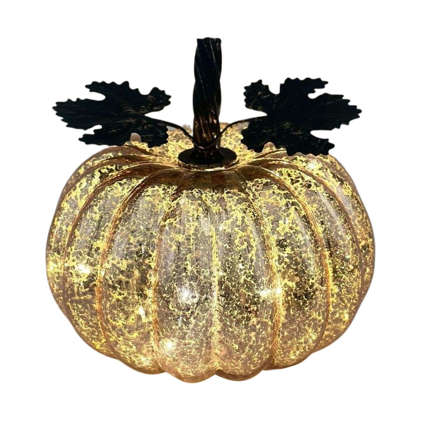Lampada a forma di zucca di Halloween, luce a forma di zucca, timer, LED, decorativa | Lampada da scrivania per autunno festa del Ringraziamento libreria interna camera da letto soggiorno