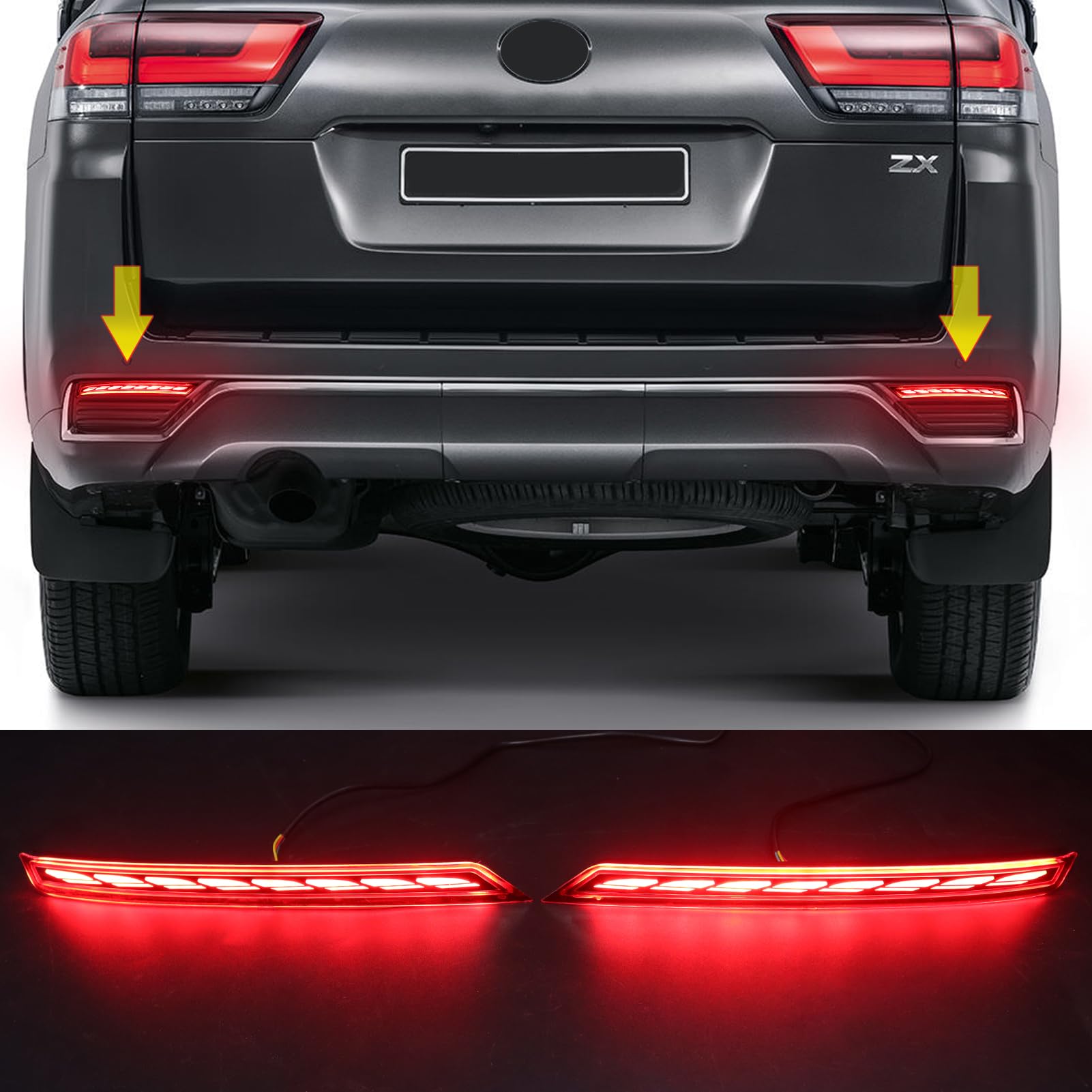 リアバンパーフォグランプ マークライト ランドクルーザー LC90 3400