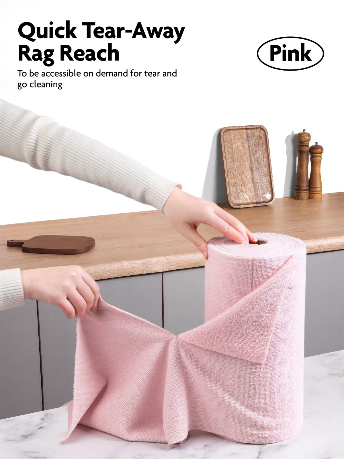 BAIFULAI 50 stuks microvezel reinigingsdoeken, 30 x 30 cm, afscheurbare poetsdoeken, microvezeldoeken, rol, wasbaar en herbruikbaar, zeer absorberend, rol voor auto, keuken en huis, grijs BAIFULAI 50 stuks microvezel reinigingsdoeken, 30 x 30 cm, afscheurbare poetsdoeken, microvezeldoeken, rol, wasbaar en herbruikbaar, zeer absorberend, rol voor auto, keuken en huis, grijs