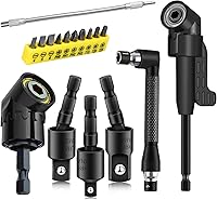 Vista 14 de Juego de Adaptadores de Enchufe de Grado de Impacto – 3 Piezas Extensión Adaptador de Broca de Llave de Enchufe para Atornillador de Impacto 1/4 3/8