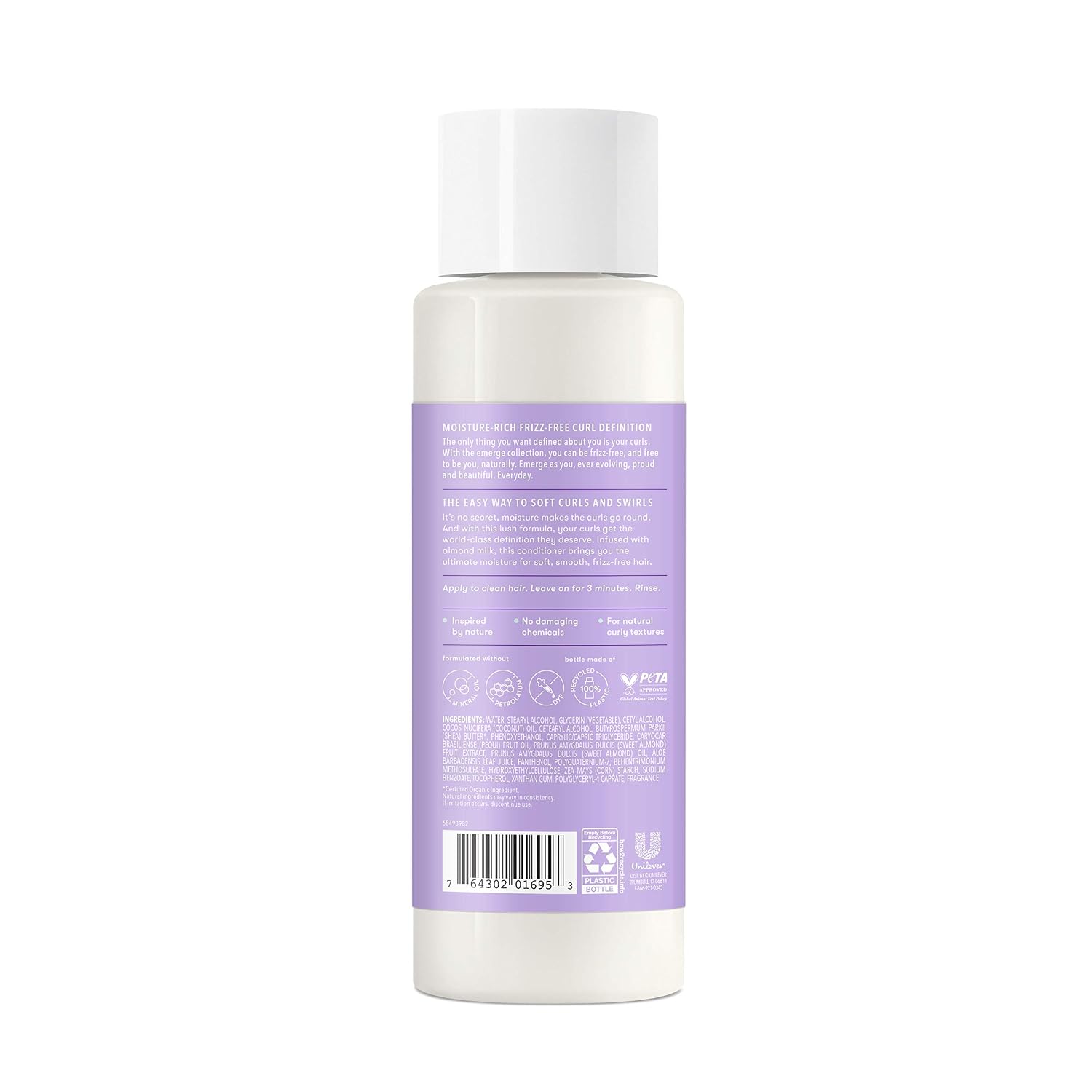 Emerge High Key Smooth Conditioner To Smooth Curls Softening No Parebens 15.5 oz image 2