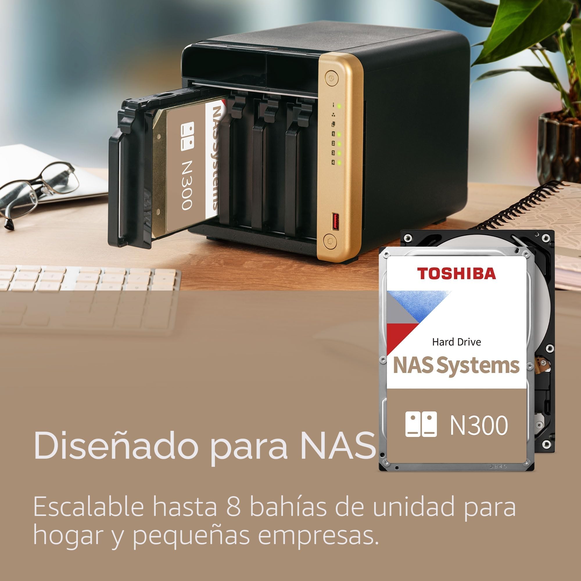 Toshiba N300 Nas Hard Drive 8tb Bulk - Serial Ata - 8.000 Gb (mn10ada800s)