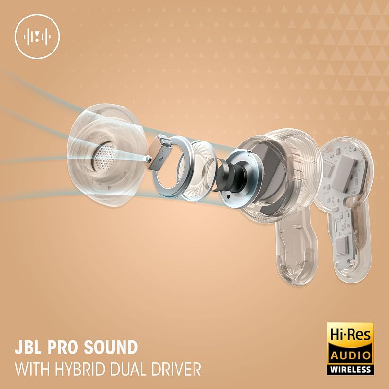 JBL Tour Pro 3 True Wireless Earbuds, Smart Noise Cancelling - Black image 5