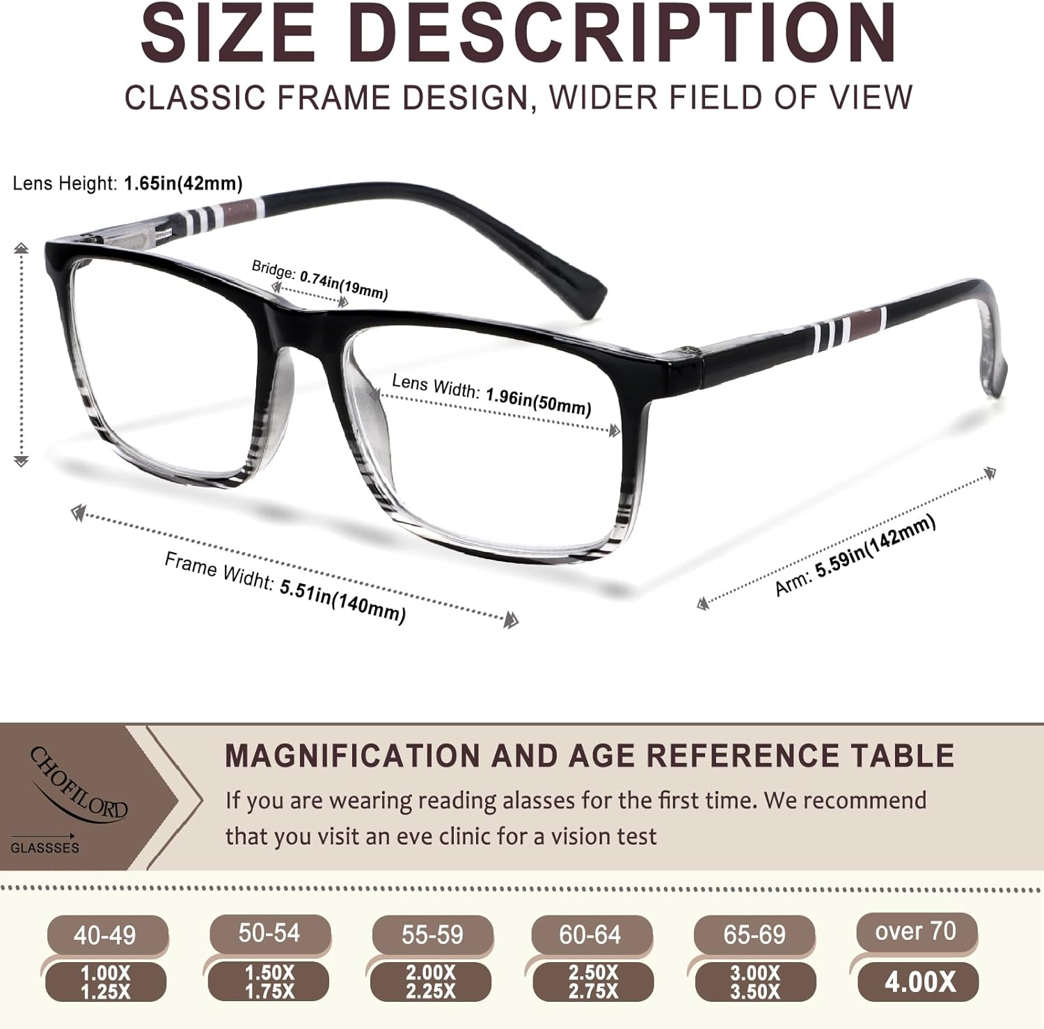 3 Pack Reading Glasses for Women Men Blue Light Blocking Computer Readers with Spring Hinge Fashion Eyeglasses - Image 4
