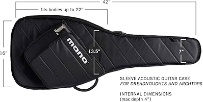 Amazon.co.jp: mono M80 SEB-BLK BASS SLEEVE JET BLACK ベースギター