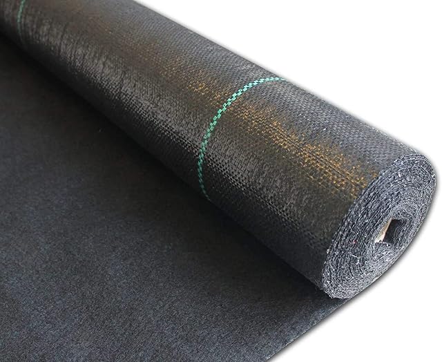 DIVCHI 800 x 150 x 1.5 cm Weed Control Fabric Roll Lay Down Outdoor Garden