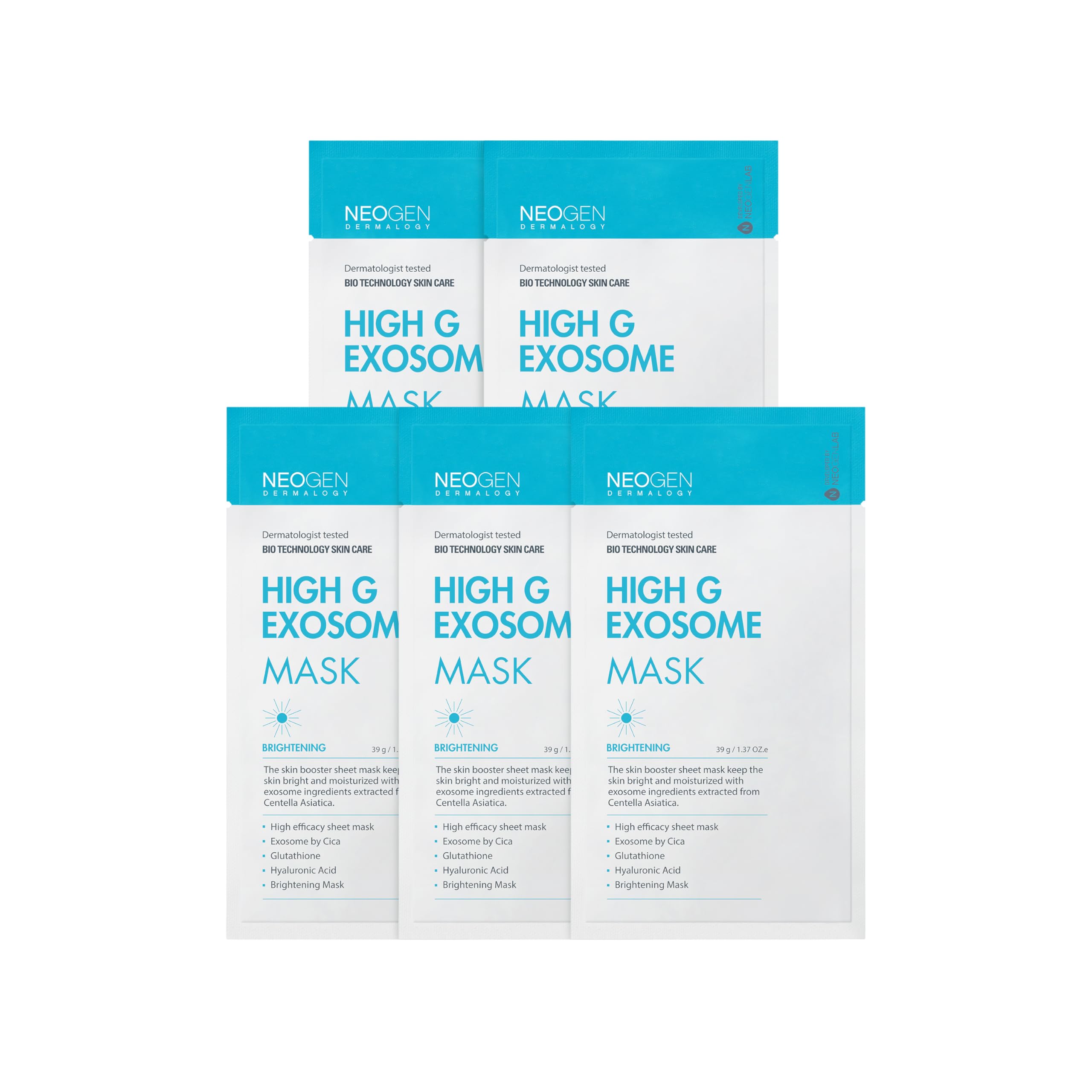 DERMALOGY by NEOGENLAB High G Exosome Mask (39g) 5 Sheet
