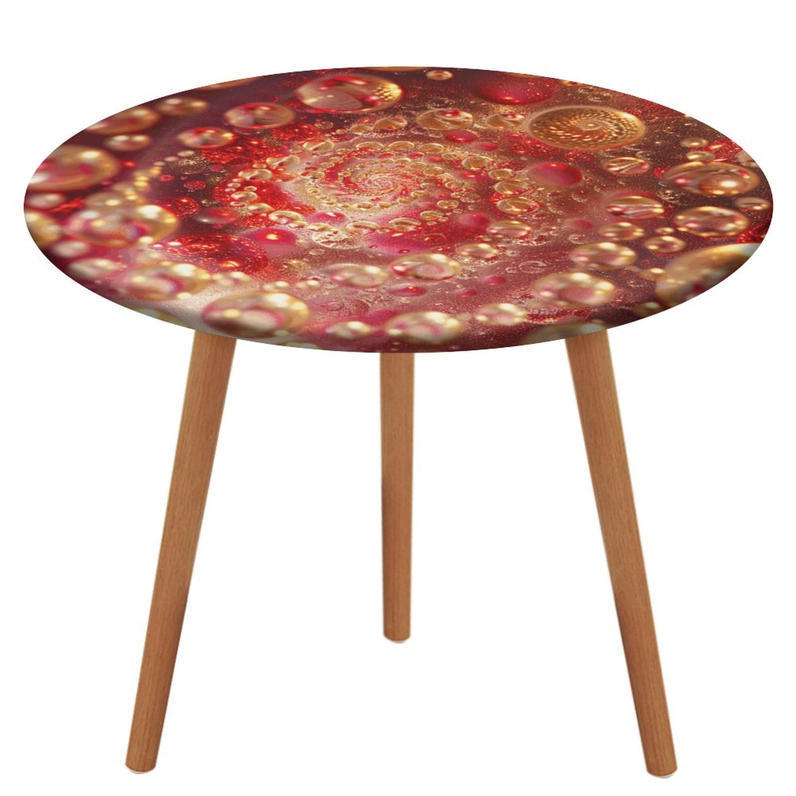 Nappe ronde ajustée pour pique-nique et repas de jardin en famille