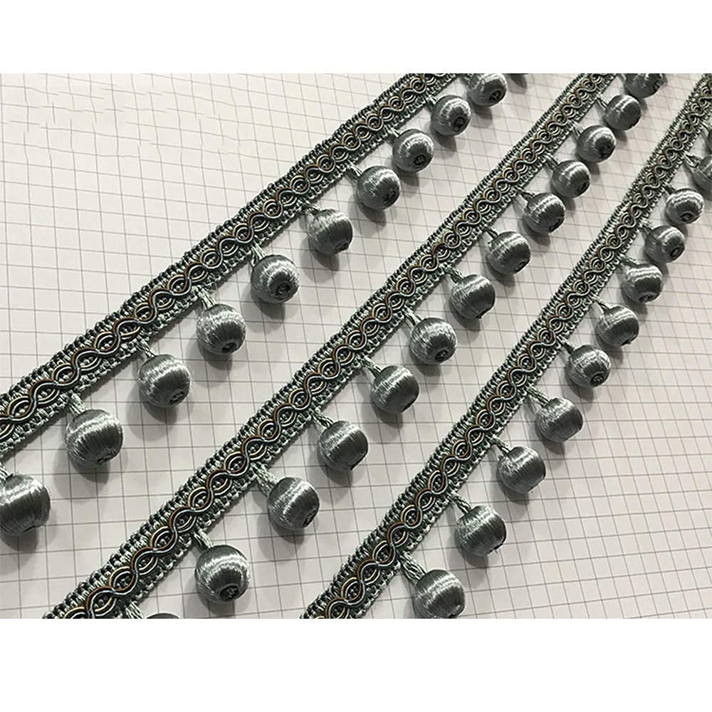 GIVBRO Ruban En Dentelle Tressé à Franges Pour Couture De Rideaux