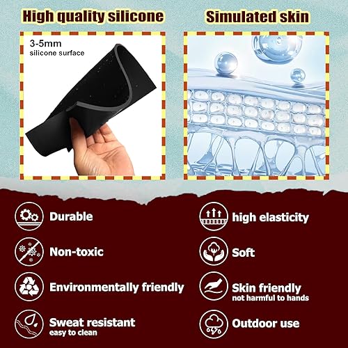 Miniatura 4 de Maniquí de boxeo ajustable e independiente  Soporte de silicona para bolsa pesada con altura telescópica para boxeo, MMA, kickboxing y entrenamiento