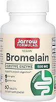 Vista 1 de Jarrow Formulas Bromelina 500 mg - 60 tabletas - Enzimas digestoras de proteínas de piña - Ayuda y apoya la digestión de proteínas - Adecuado