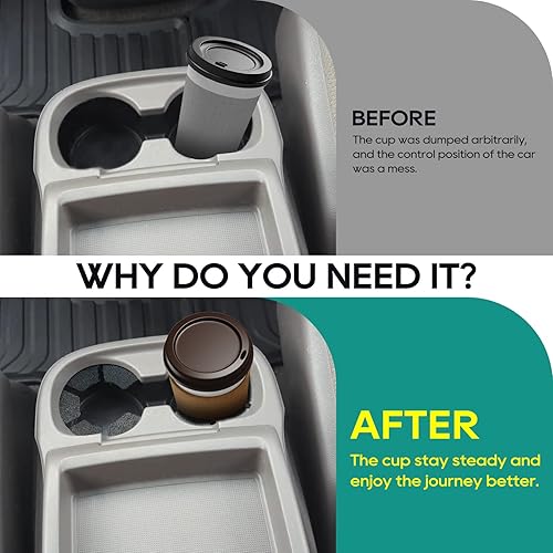 Miniatura 3 de Alpha Rider Soporte de vaso para Honda Odyssey 2011-2017 espuma EVA doble soporte para bebidas de 0.236 in