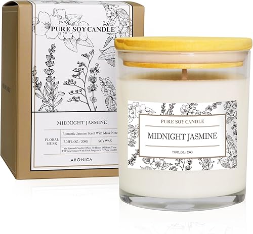 Miniatura 10 de Aronica Vela perfumada  Vela de soja perfumada fuerte de manzana crujiente regalo de Navidad para mujer  Velas de aromaterapia  Velas de regalo para