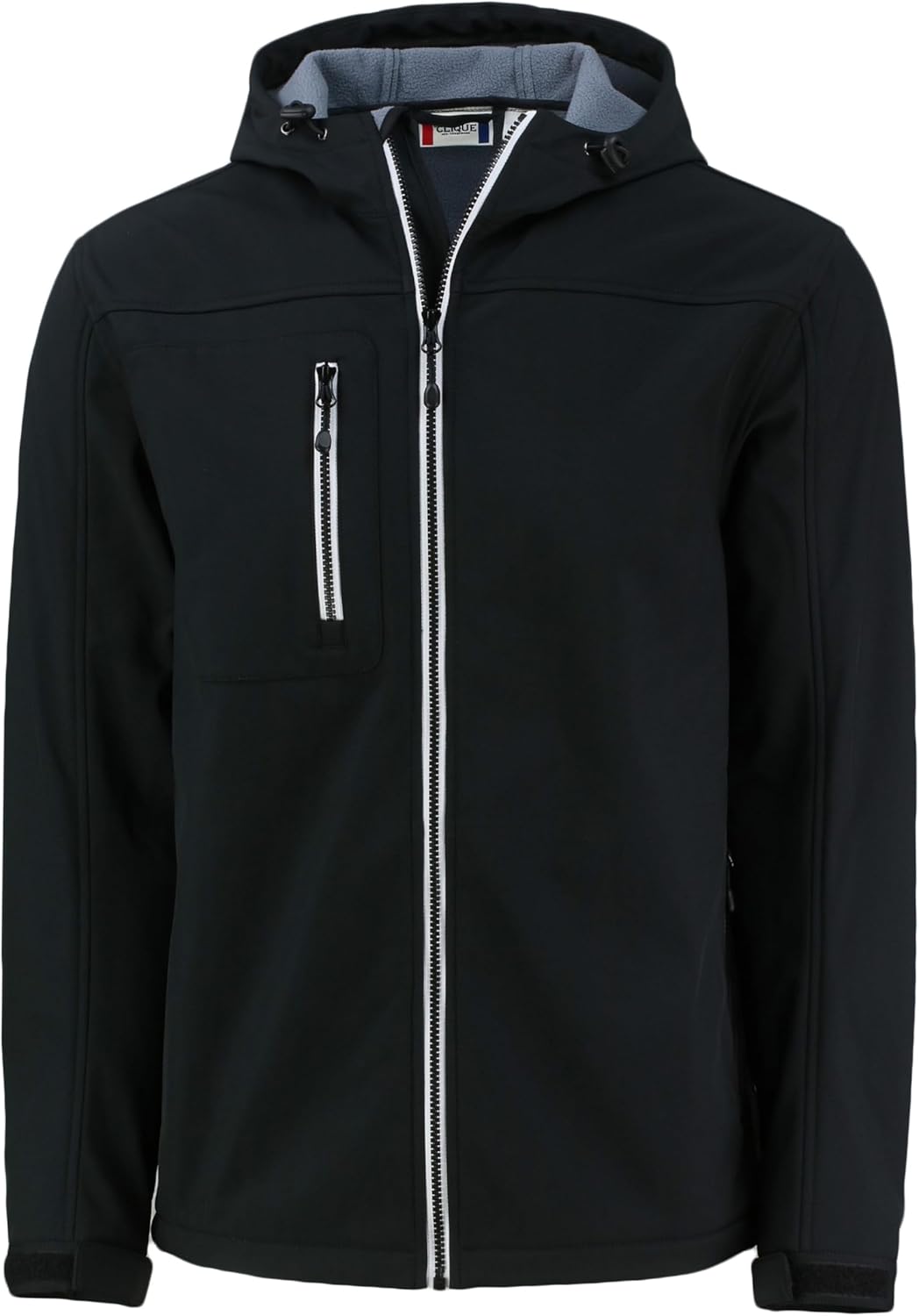 Clique Telemark Eco Stretch Softshell Full Zip Mens Hooded Jacket - Image 4