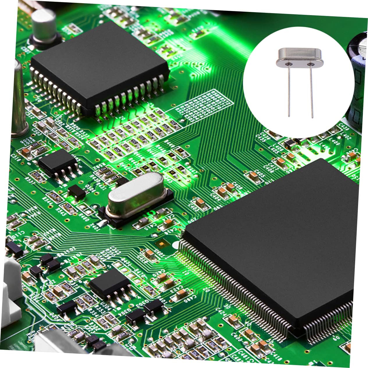 Artibetter 100 Oscillateurs à Cristal Passifs Hc-49s 16 Mhz, 16.000 Mhz Dip 2 Broches, Lot de 100 Pièces, Résonateurs à Quartz pour Télécommandes et Appareils Électroniques Professionnels