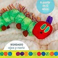 Vista 5 de KIDS PREFERRED Mundo de Eric Carle, Muñeco de Oruga Muy Hambrienta de Bolsa de Frijoles, 25.4 cm