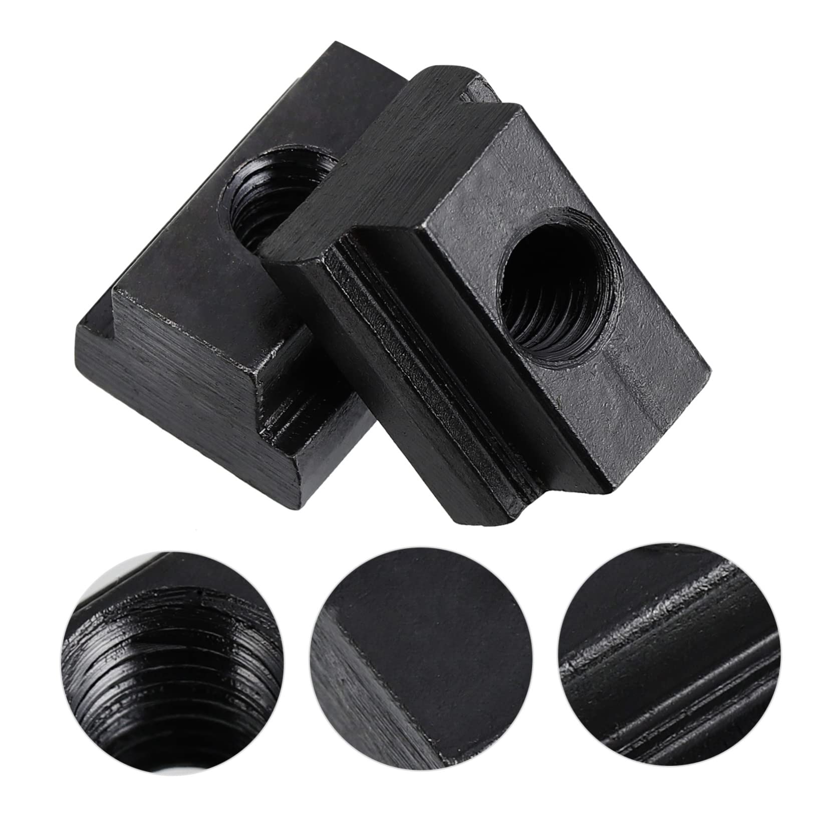 FUNOMOCYA Carbon Steel t Slot Nuts 10pcs Set for Truck Nuts and Automotive Bolts