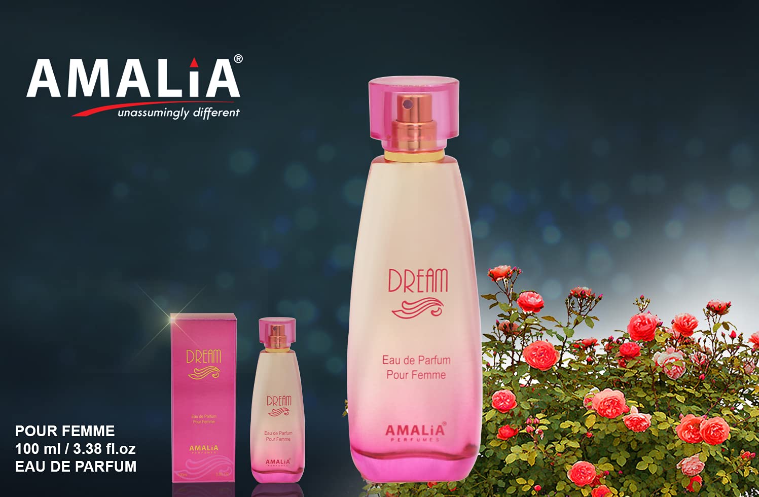 Amalia Perfumes Dream Pour Femme Eau De Parfum, 100ml