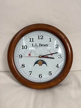 L Lビーン　ムーンフェイス掛時計 L Lビーン ムーンフェイス掛時計
