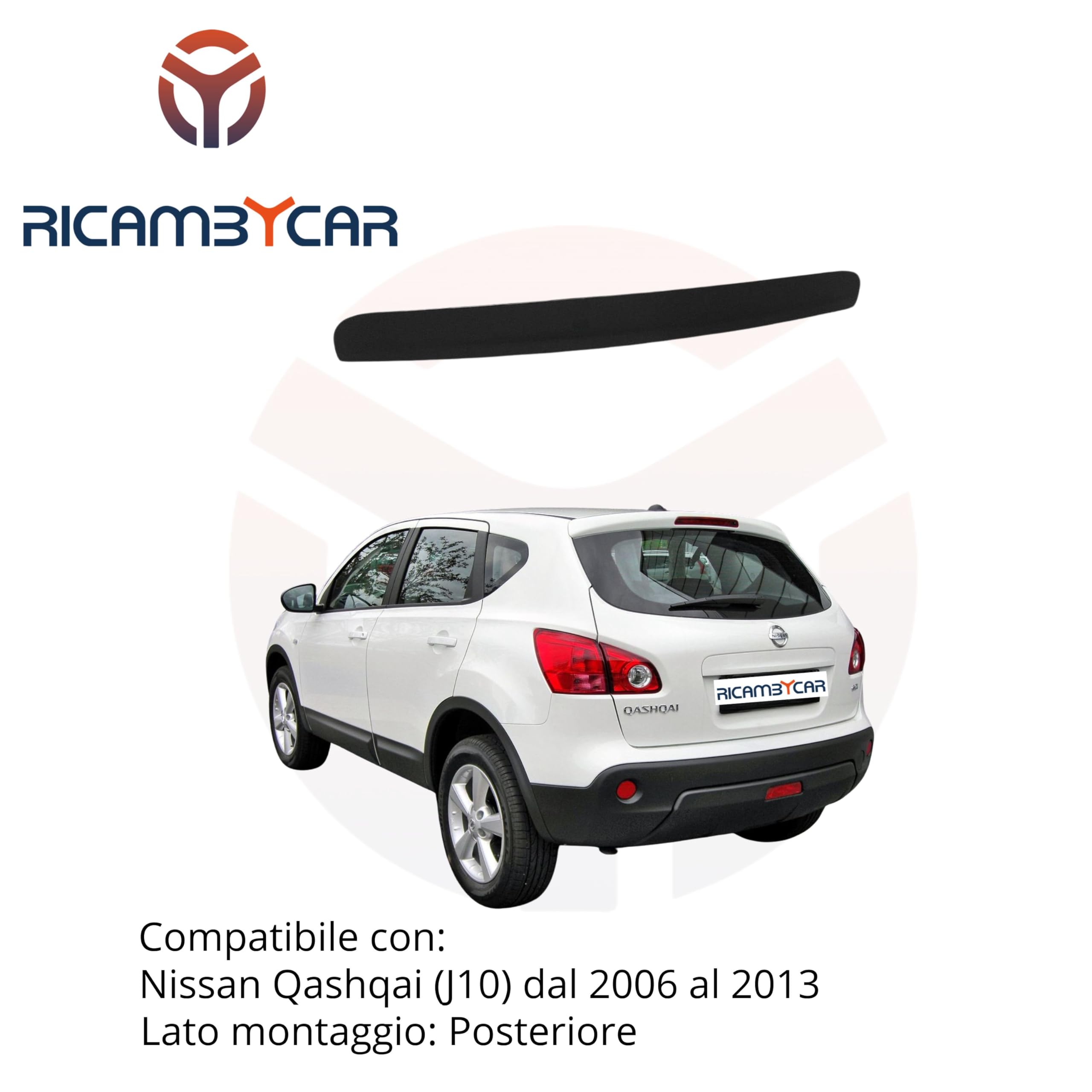Maniglia per portellone auto Nissan Qashqai (J10), ricambio compatibile 2006-2013