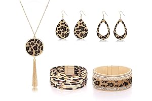 Statement Leopard Jewelry Set For Women