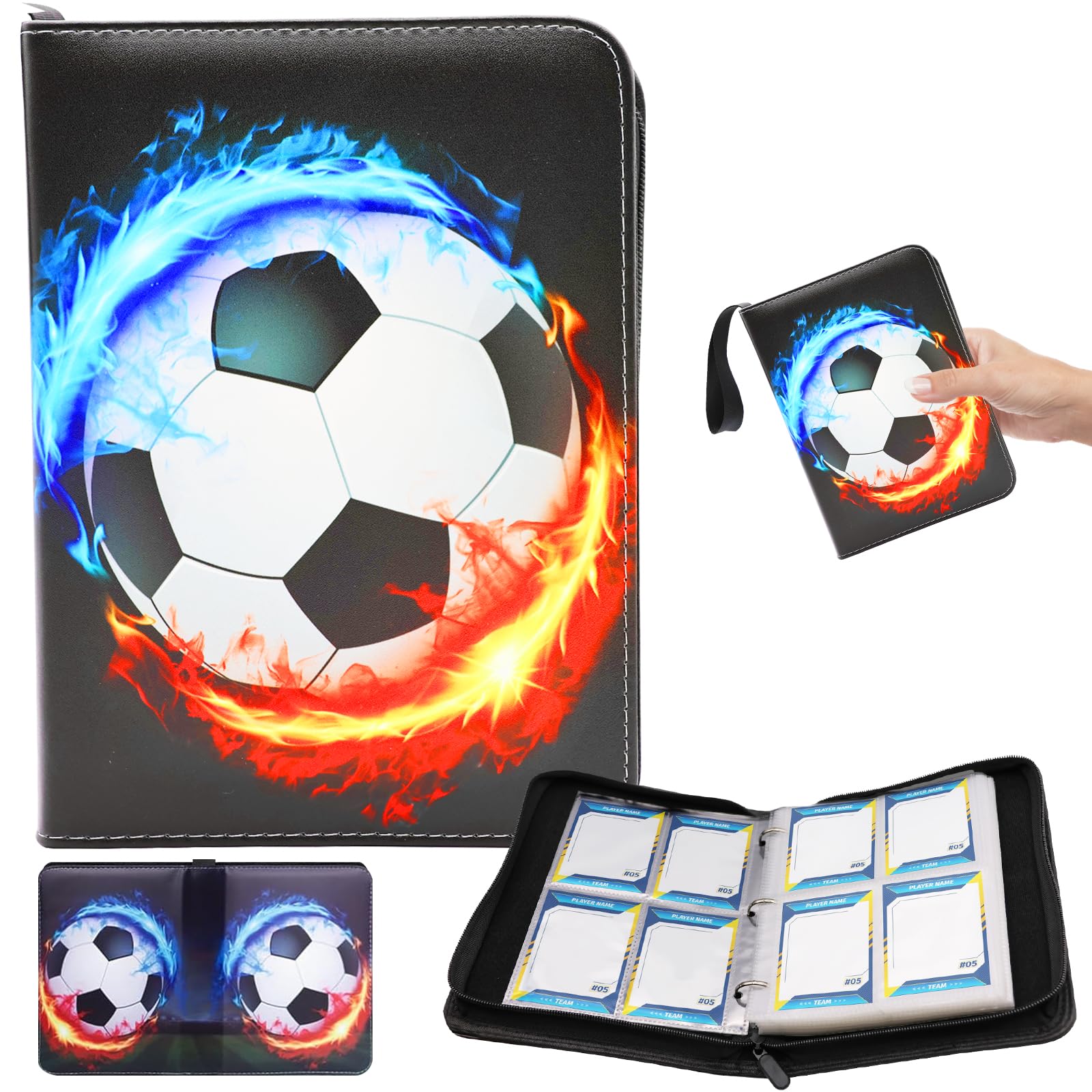 Classeur Carte Pour Pokemon, Porte Carte à Collectionner, Rangement De Cartes Pokémon Pour Les