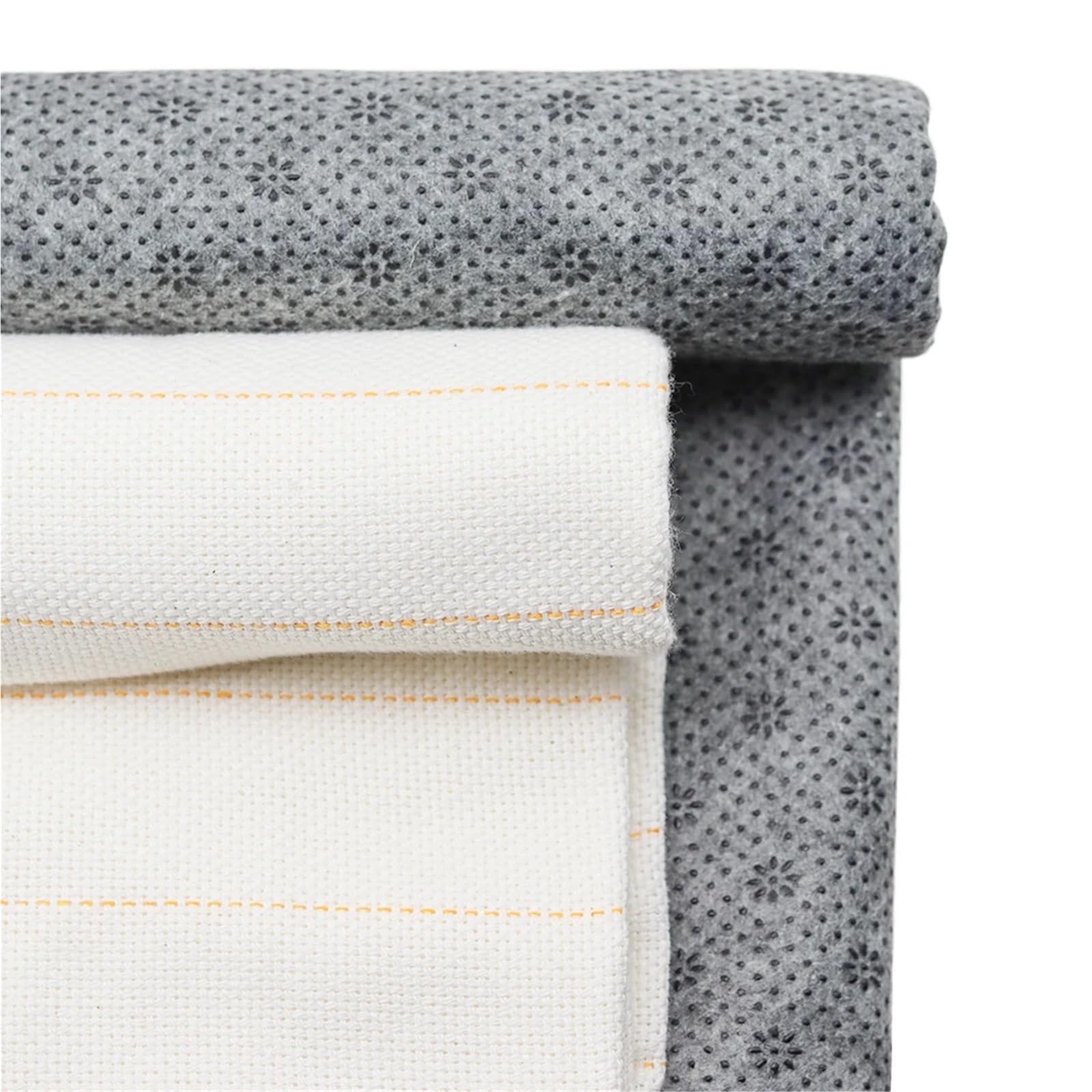 Punch Needle Stoff Tufting-Rückenstoff, großes Tuch for Schnittflorteppiche, Stanznadel for Anfänger DIY(WHITE,1m X 5m)
