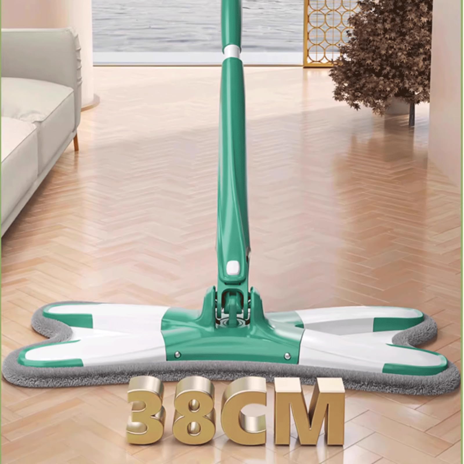 mop podłogowy MOPS MicroFiber Dry Droog Mop met 2 microvezel wasbare kussens ITH Spuit Commercieel Huisgebruik voor houten vloer keramische tegels mop