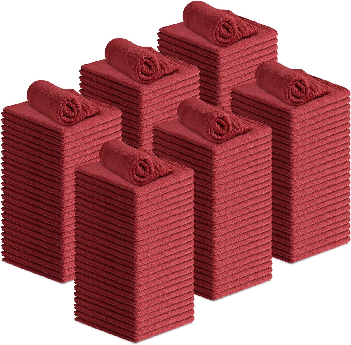 Avalon Towels Cotton Shop Towels (Pack of 150) Size 12x14 Inches