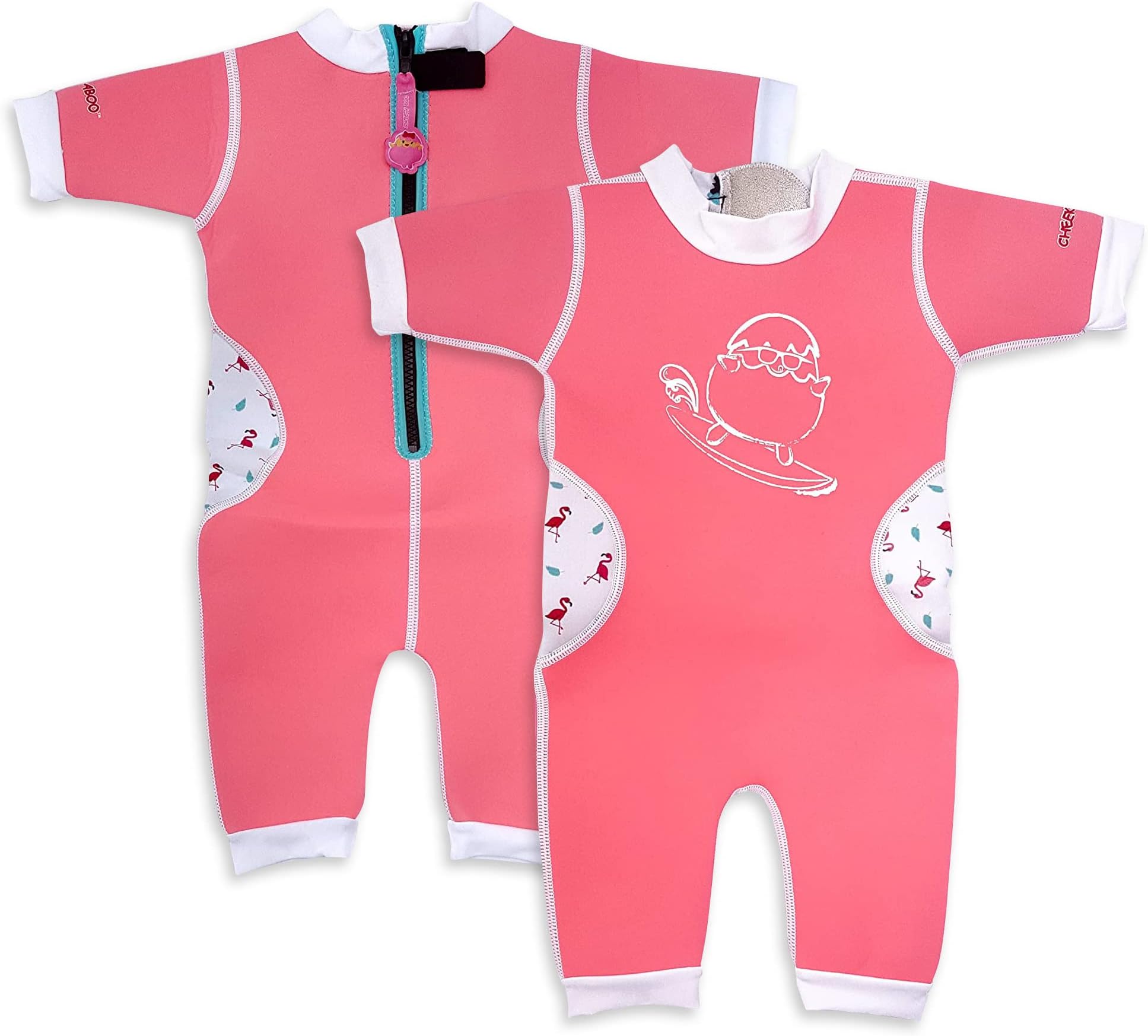 CheekaabooWarmiebabes Baby and Toddler Swimsuit, Thermal Baby Swimsuit Made with UPF50+ Neoprene, Quick-Dry Wetsuit
