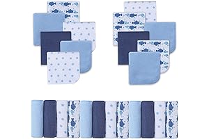 Viviland Baby Washcloths: Super Soft & Absorbent Bath Towels for Boys