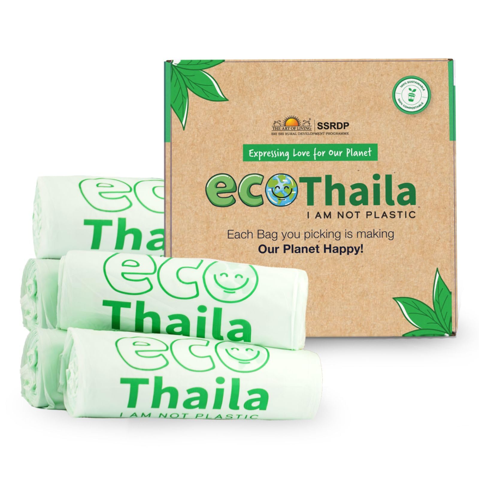 Eco Friendly Garbage Bags - Compostable & Leak-Proof -7