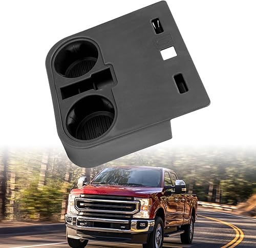 Soporte para taza de agua compatible con Ford F150 F250 consola central 2015 2016 2017 2018 2019 2020 Ford F150 F250 insertos de camión de consola