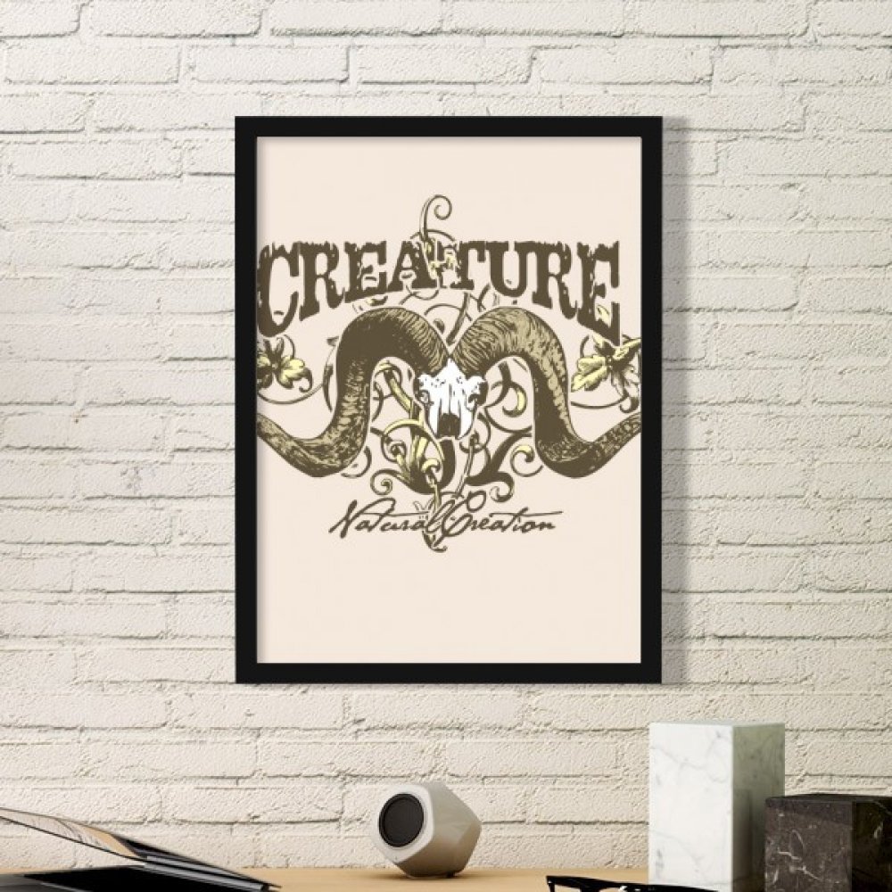 Cadre photo animalier en bois noir une idée cadeau originale