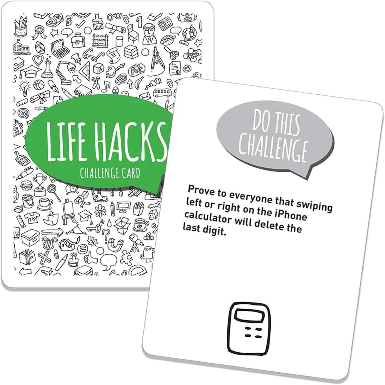 University Games Life Hacks Card Game