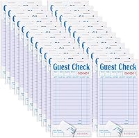 Vista 29 de Paquete de 6 Libros de Comandas para Meseros, Blocs de Notas para Servidores, Talonario de Comandas, Bloc de Notas para Meseras para Restaurantes