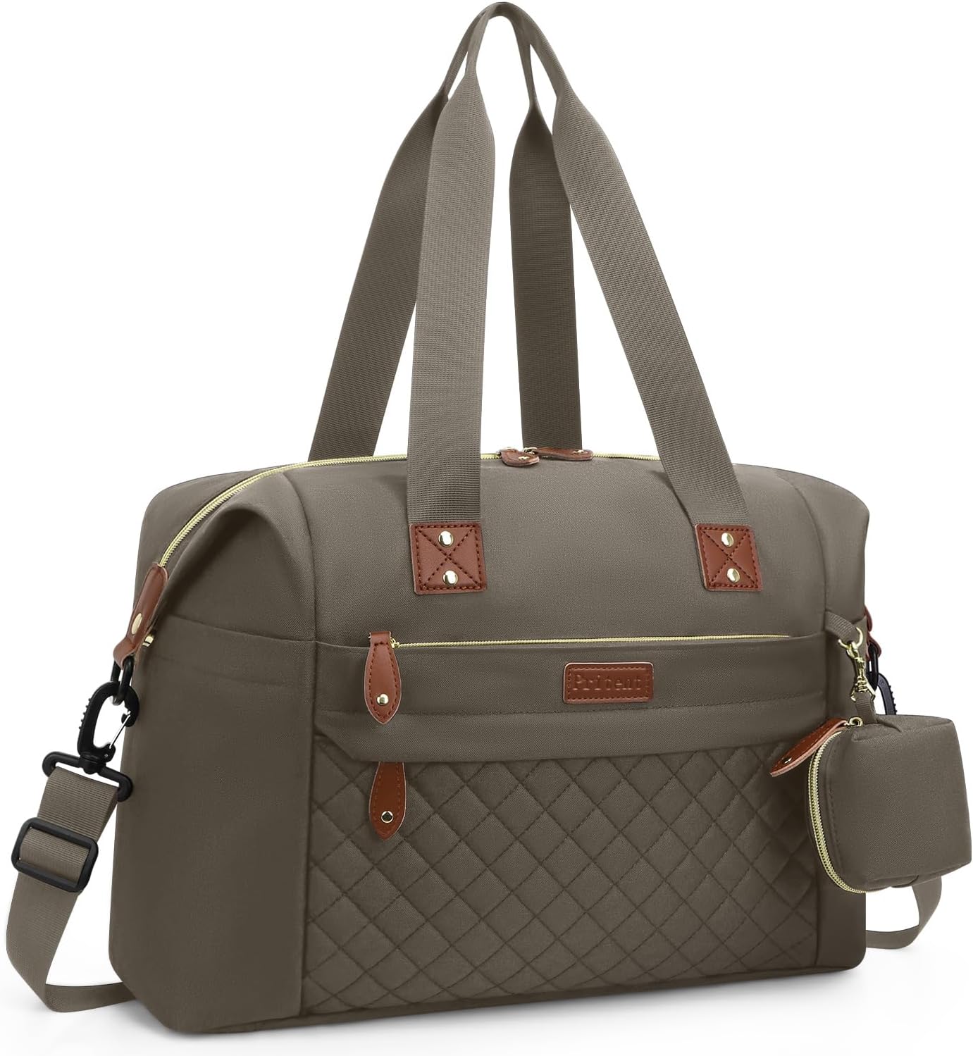 Pritent Diaper Bag Tote - Diaper Baby Bags, Waterproof Large Mommy Bag Maternity Bag Travel Baby Bag for Mom and Dad