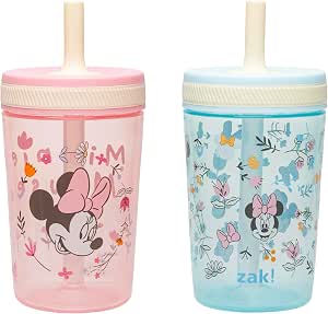 Zak Designs Disney Minnie Mouse Kelso Toddler Cups, 15oz, 2-Pack