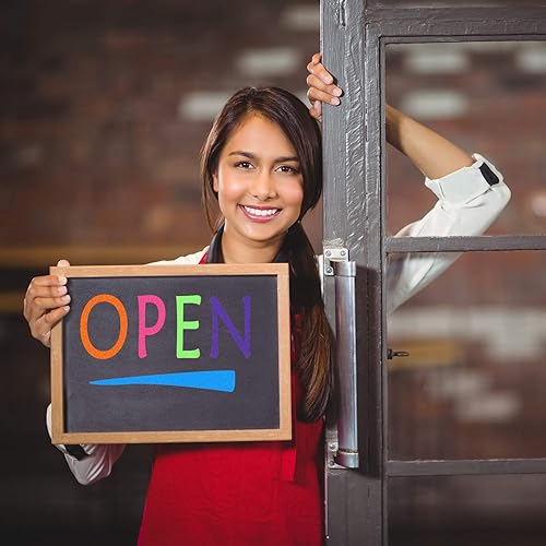 Miniatura 5 de Outus 24 bolígrafos de neón de doble cara, bolígrafos de neón coloridos, rotuladores de neón para tablero LED, escribir, dibujar, manualidades, 24