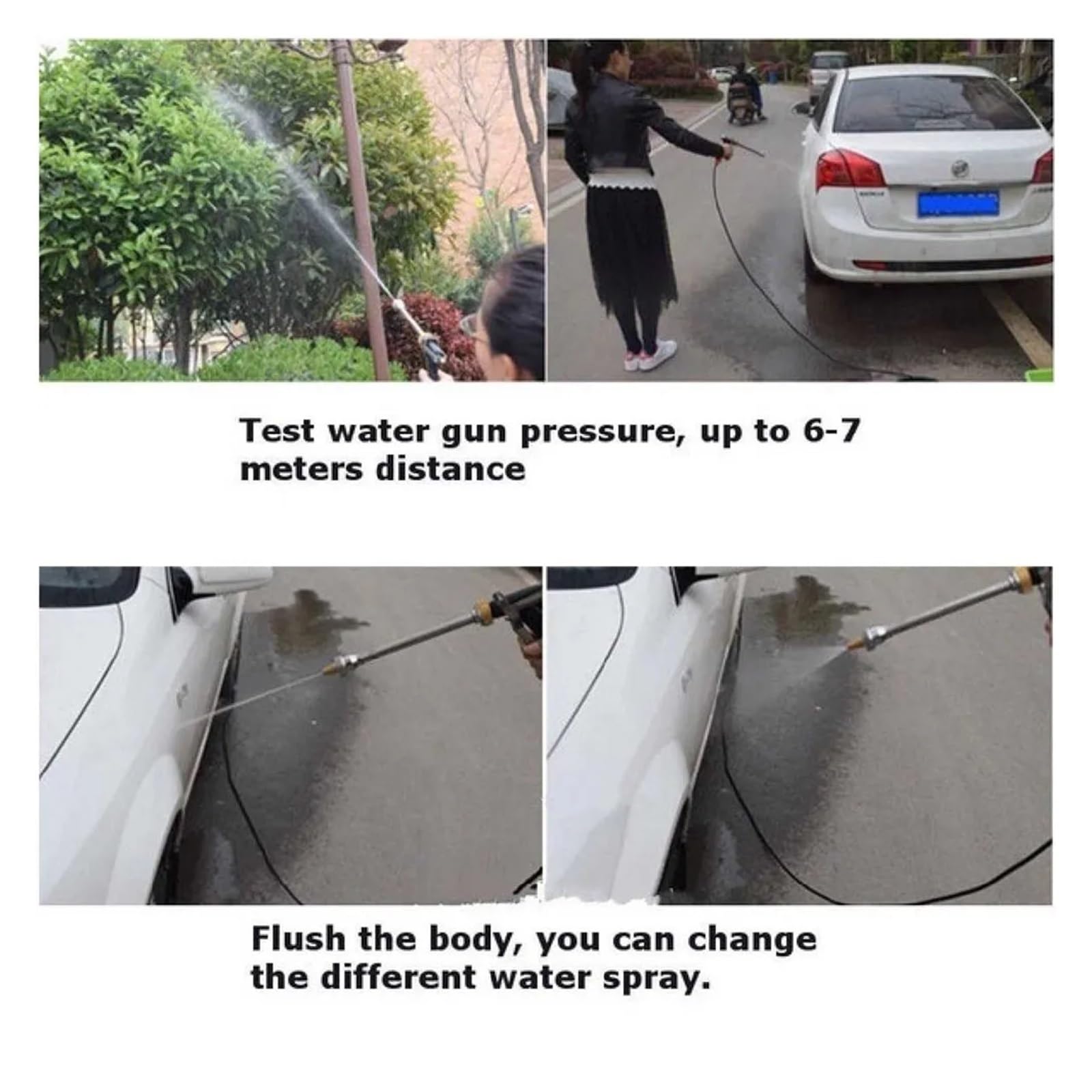Elektryczny opryskiwacz ogrodowy, 12V pompa myjni samochodowej myjka elektryczna wysokociśnieniowa samochodu, zestaw pompy myjącej przenośna pralka samochodowa zestaw do czyszczenia spryskiwacz