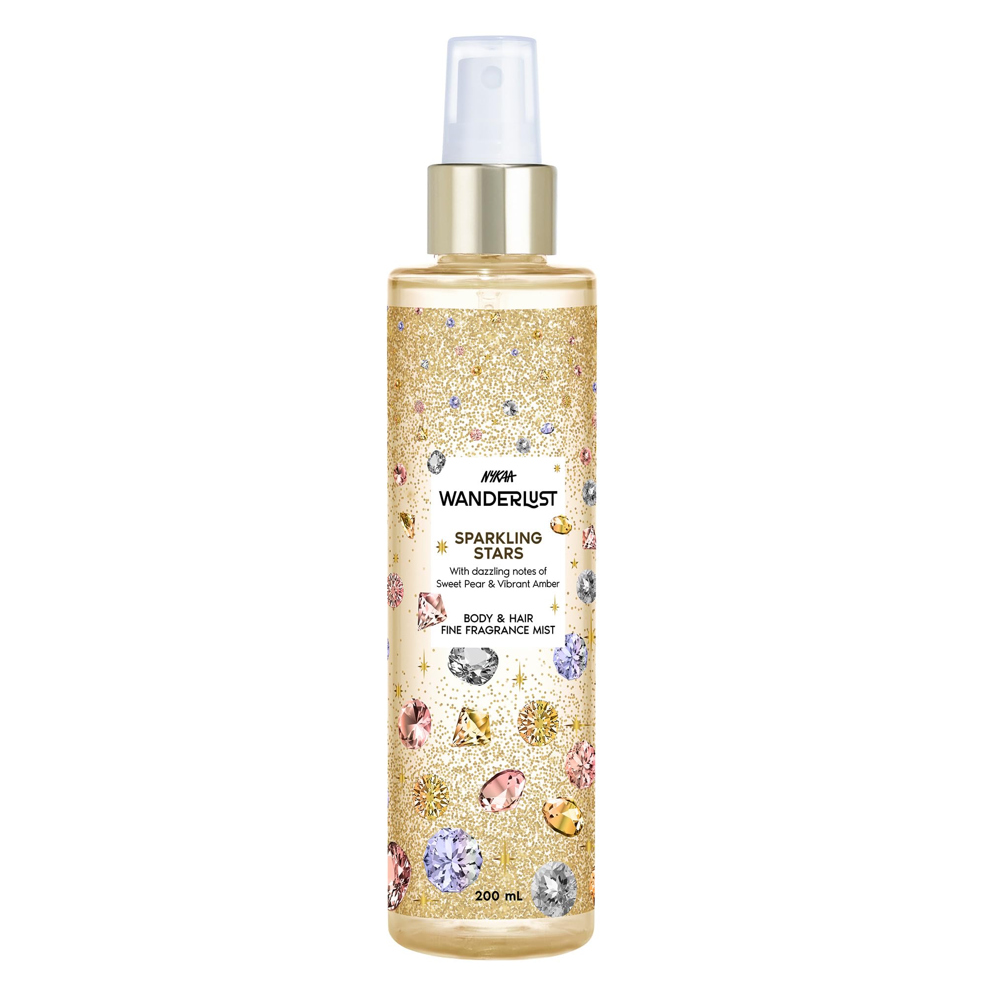 Nykaa Wanderlust Sparkling Stars Long Lasting Fine Fragrance Hair & Body Mist-picture-56