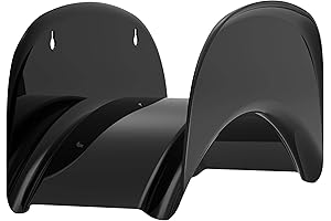 Gardzen Steel Heavy Duty Wall-mounted Black Hose Hanger