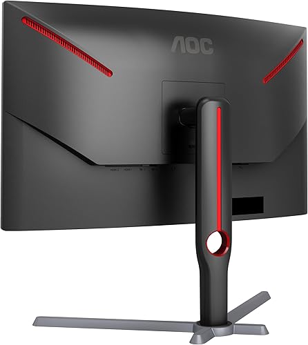 Miniatura 5 de AOC CQ27G3Z Monitor curvo para juegos de 27 pulgadas, QHD 2K 2560x1440, 1000R VA, 240Hz 0.5ms, FreeSync Premium, soporte ajustable en altura,