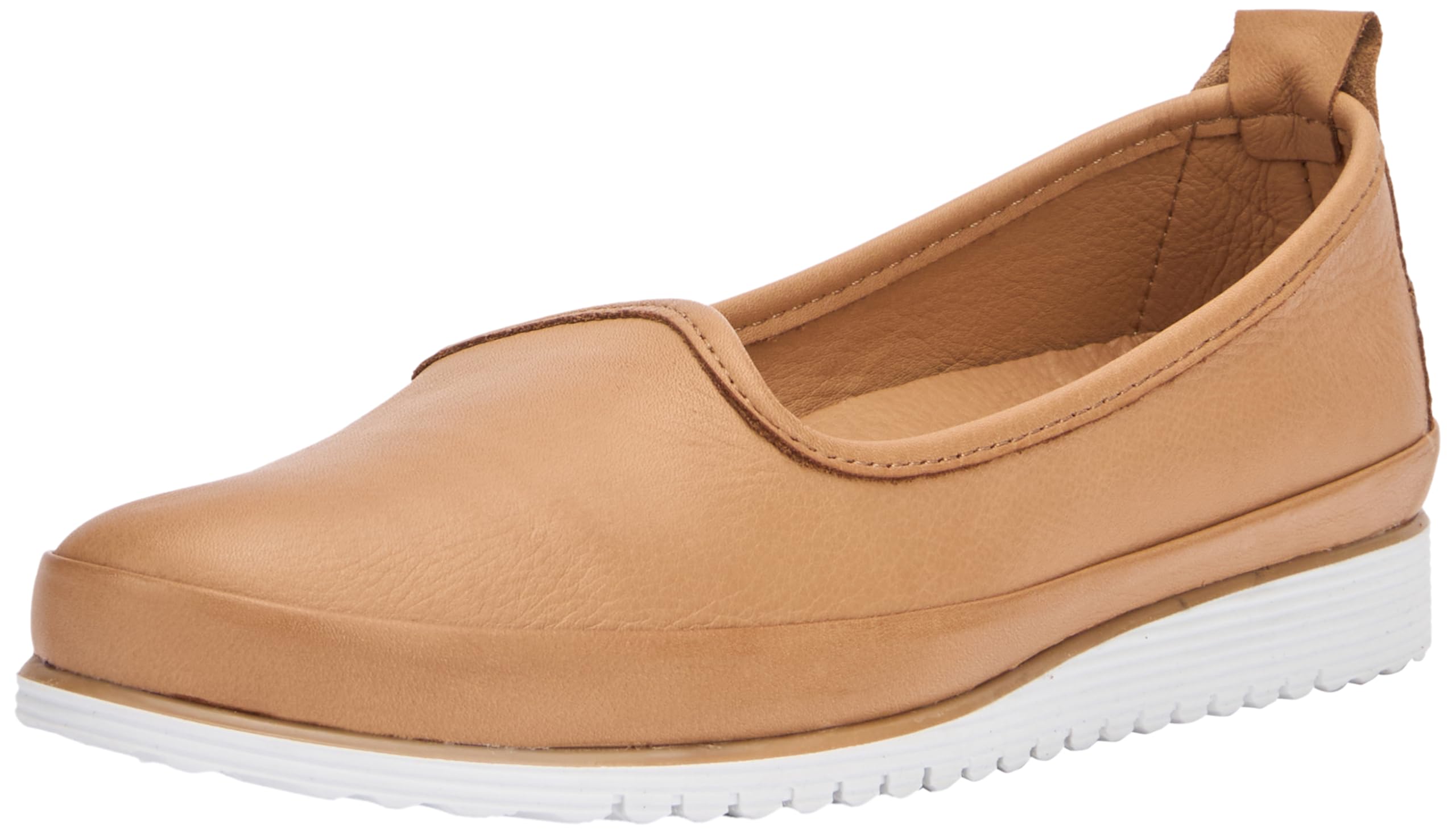 Andrea Conti Women's Ballet Flats, Brandy, 8.5 UK