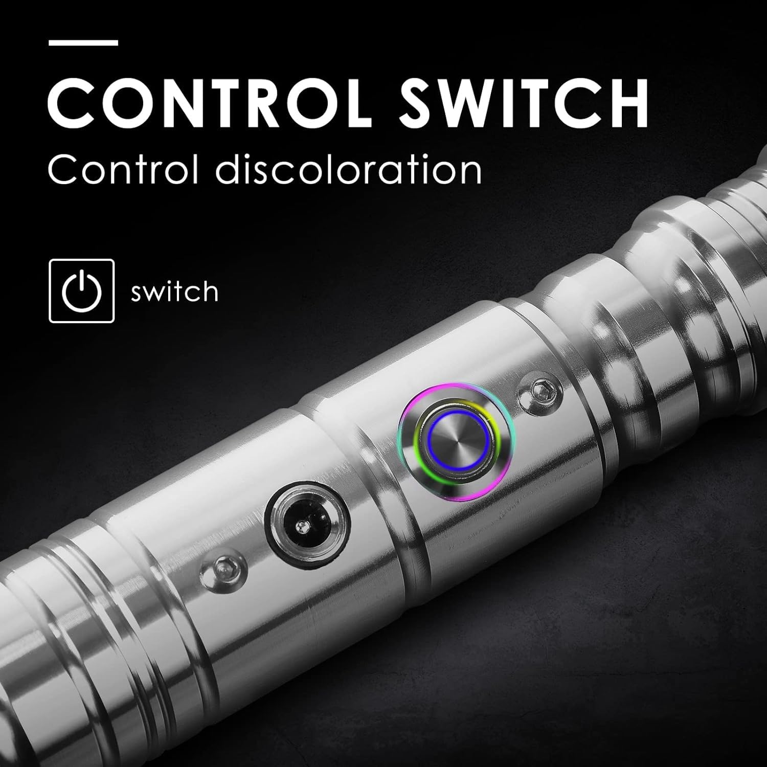 Dubbel Lemmet Lightsaber Laser Zwaard 138 cm Zwaard met Licht & Geluid (Blauw