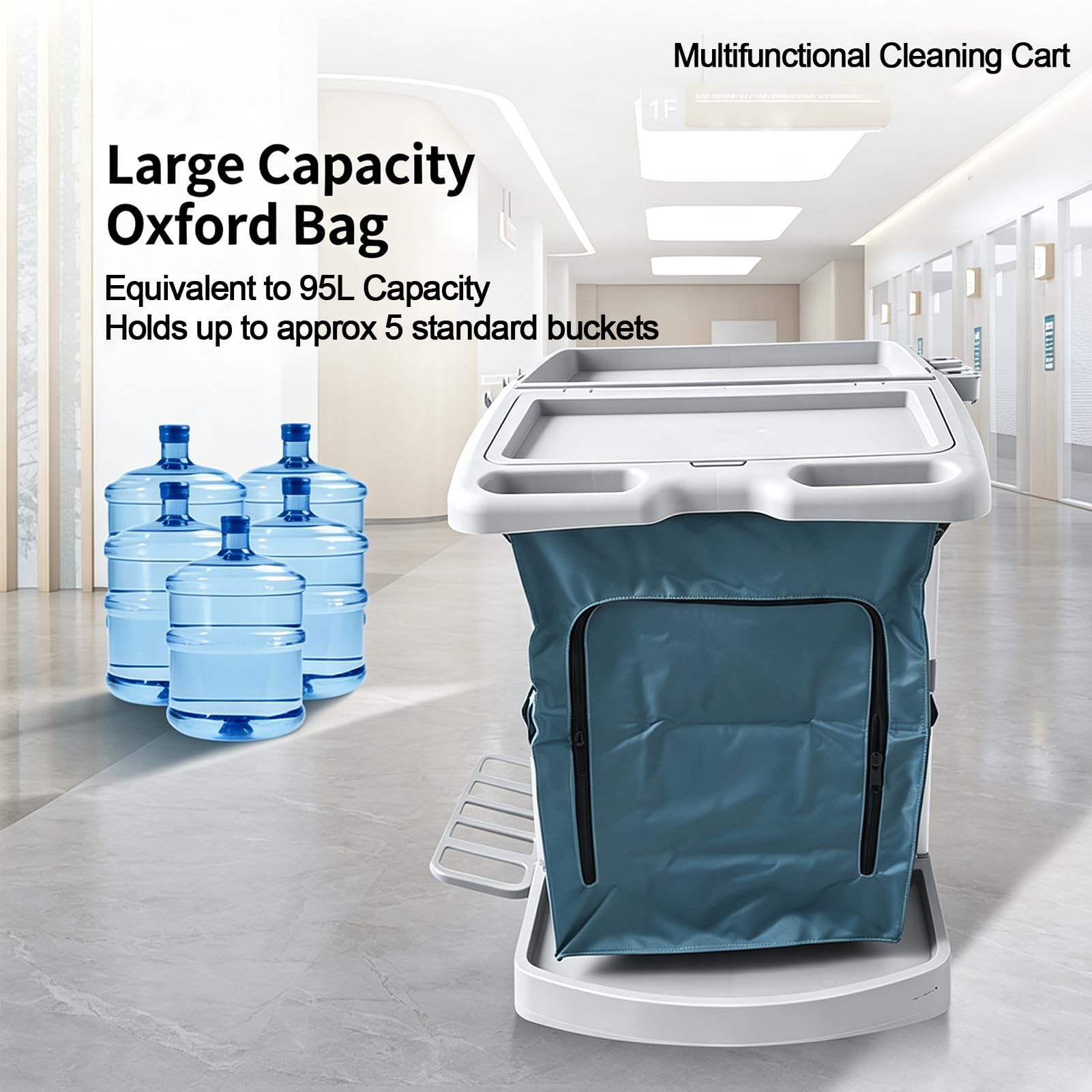 Carrello per Servizio di Pulizie Carrello di Janitorial